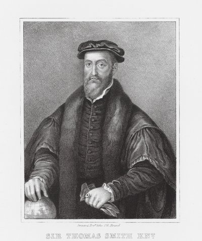Sir Thomas Smith KNT (incisione) da English School