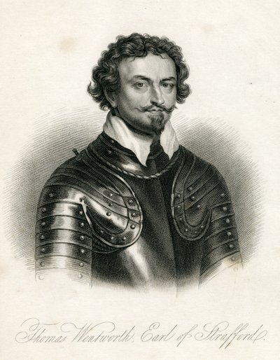 Sir Thomas Wentworth, 1° Conte di Strafford (1593-1641) da English School