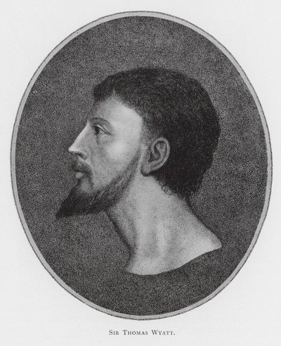 Sir Thomas Wyatt (litografia) da English School