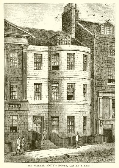 Casa di Sir Walter Scott, Castle Street da English School