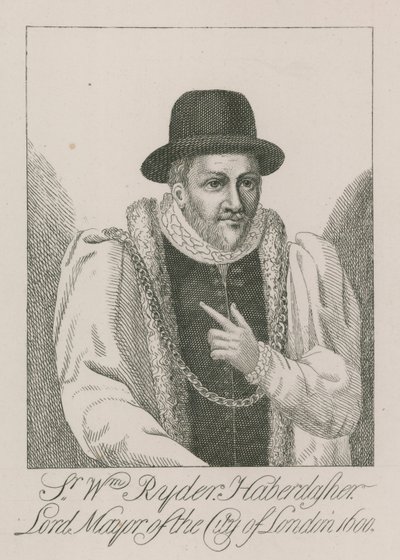 Sir William Ryder, merciaio, sindaco di Londra, 1600 da English School