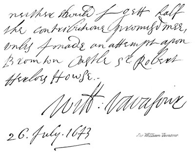Sir William Vavasour da English School