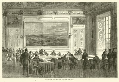Seduta del Consiglio di Guerra francese, gennaio 1871 da English School