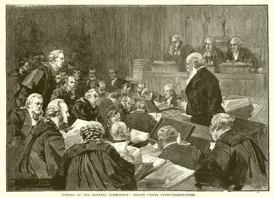 Seduta della Commissione Parnell: Pigott sotto interrogatorio da English School