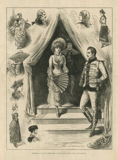 Schizzi di un ballo in maschera alla Royal Albert Hall da English School