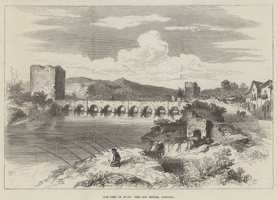 Schizzi in Spagna, il vecchio ponte di Cordova da English School