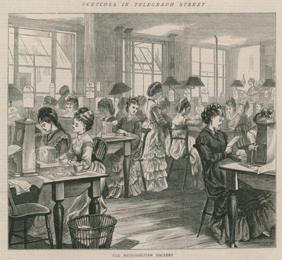 Schizzi in Telegraph Street - la Galleria Metropolitana da English School