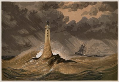 Faro di Eddystone di Smeaton da English School