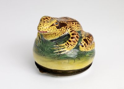 Tabacchiera a forma di rana, c.1775-80 da English School