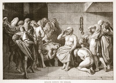 Socrate beve la cicuta da English School
