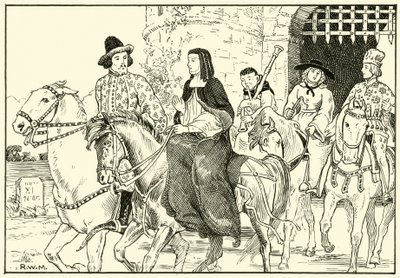 Alcuni dei pellegrini di Canterbury da English School