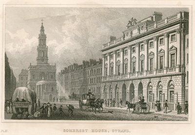 Somerset House e St Mary-le-Strand, The Strand, Londra da English School