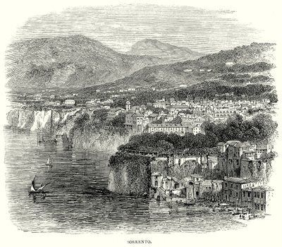 Sorrento (incisione) da English School