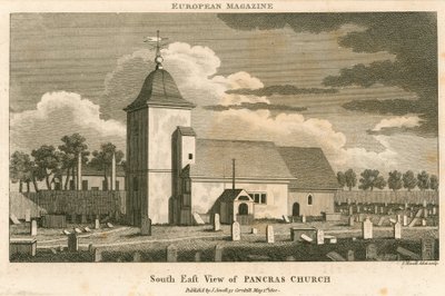 Veduta sud-est della Chiesa di St Pancras, Londra da English School