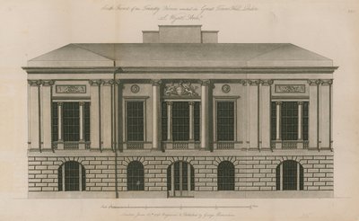 Facciata sud della Trinity House da English School