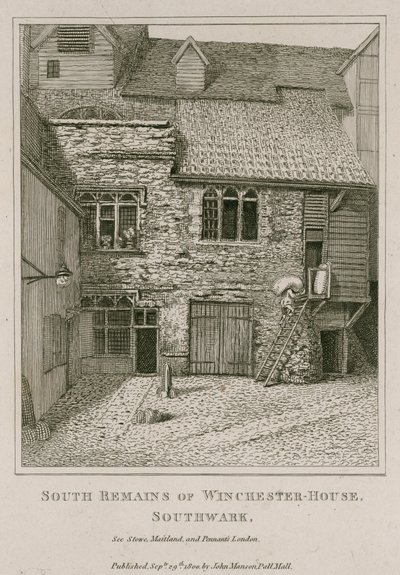 Resti meridionali della Casa di Winchester, Southwark da English School