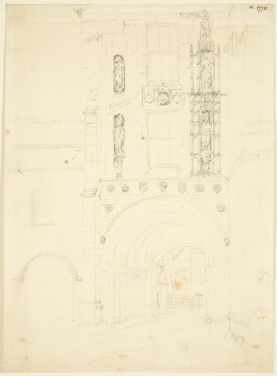 Veduta sud della porta dell