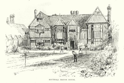 Southall Manor House (incisione) da English School