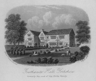 Southwaite Hall, Yorkshire, ex residenza della famiglia Yorke da English School