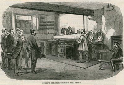 Apparato di cucina da caserma di Soyer da English School