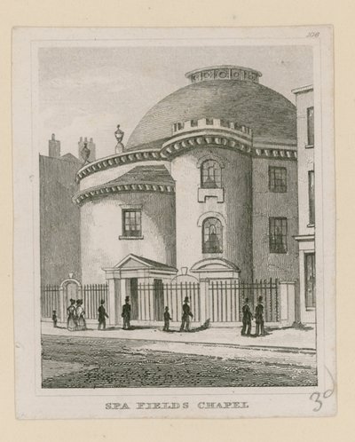 Cappella di Spa Fields, Clerkenwell da English School