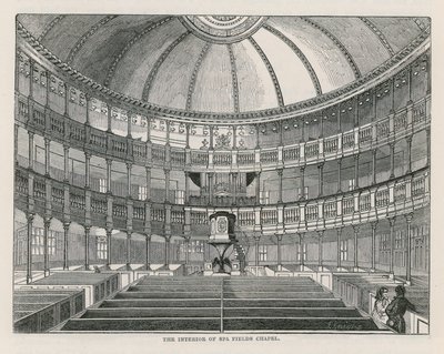 Cappella di Spa Fields, Clerkenwell da English School