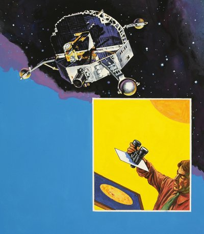 Satellite spaziale da English School