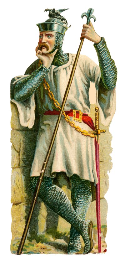 Lanciere, tempo di re Guglielmo II, 1087-1100 da English School