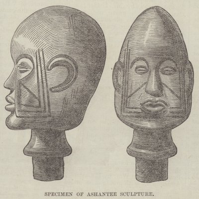 Esemplare di scultura Ashantee da English School