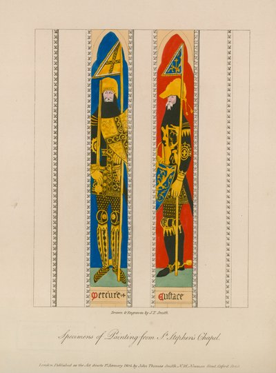 Esemplari di pittura dalla Cappella di San Stefano da English School