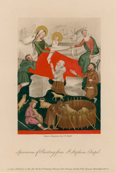 Esemplari di pittura dalla Cappella di San Stefano da English School
