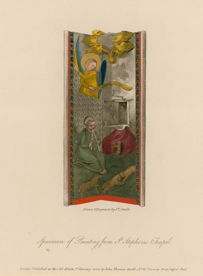 Esemplari di pittura dalla Cappella di San Stefano da English School