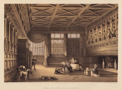 Speke, la grande sala, Lancashire da English School