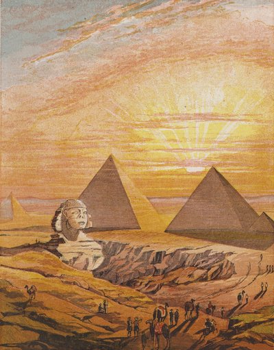 Sfinge e Piramidi di Giza, Egitto da English School