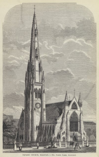 Chiesa quadrata, Halifax da English School