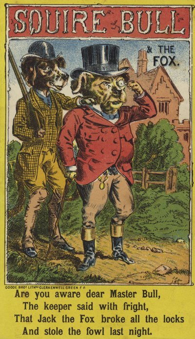 Squire Bull e la volpe da English School