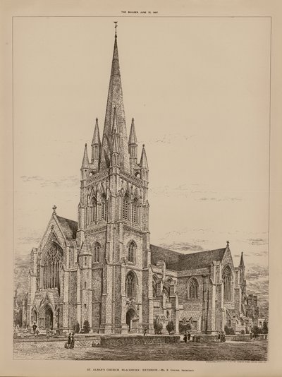 Chiesa di St Alban, Blackburn, Esterno da English School