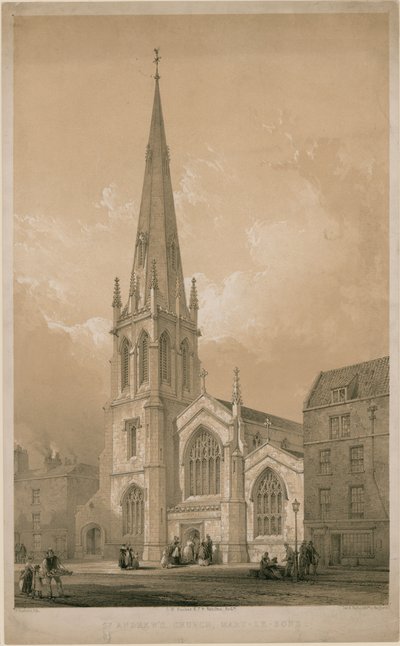 Chiesa di St Andrews, Marylebone, Londra da English School