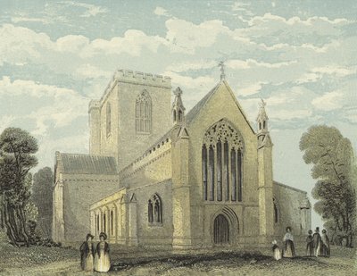 Cattedrale di St Asaph, estremità ovest da English School