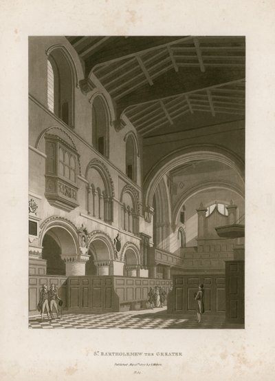San Bartolomeo il Grande, Smithfield da English School