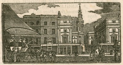 Chiesa di St Brides, Fleet Street, Londra da English School