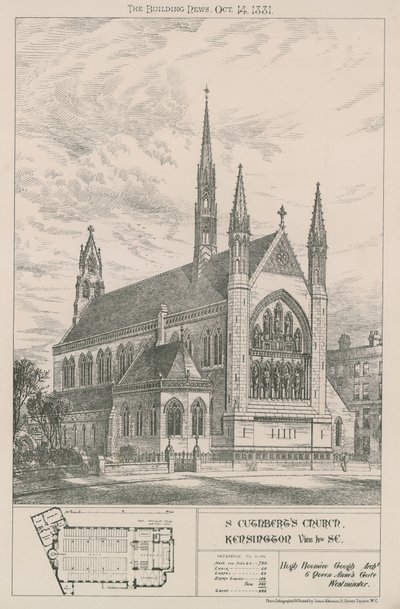 Chiesa di St Cuthbert, Kensington da English School