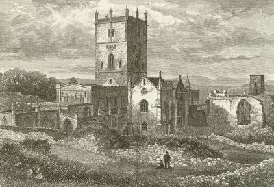 Cattedrale di San Davide e il collegio, da nord-est da English School