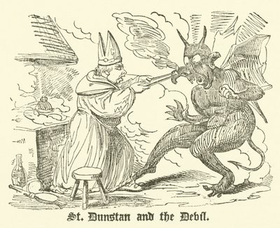 San Dunstan e il Diavolo da English School