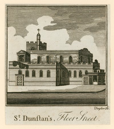 St Dunstans, Fleet Street, Londra da English School