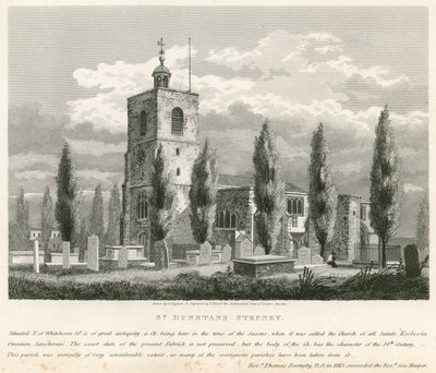 San Dunstan, Stepney, Londra da English School