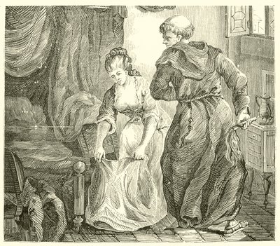 San Edmondo, vescovo di Canterbury, mentre studiava a Parigi, fu tormentato da una giovane donna molto bella da English School