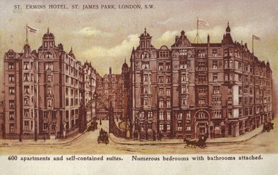 Hotel St Ermins, St James Park, Londra, Sud Ovest da English School