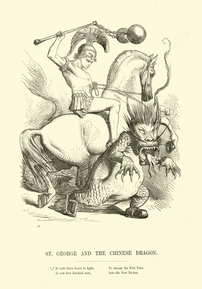 San Giorgio e il drago cinese da English School