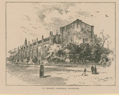 Cattedrale di San Giorgio a Southwark da English School